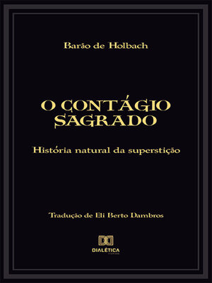 cover image of O contágio sagrado